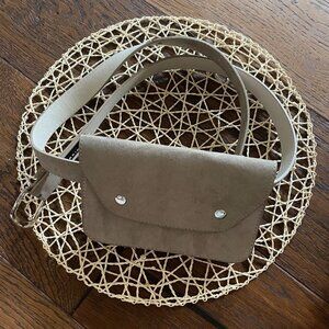 Torrid Faux Suede Leather Button Belt Bag Size 2 (18/20) 2X